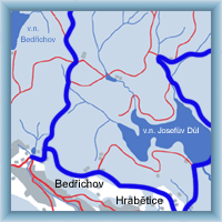 Trasy rowerowe - Małe okrążenie nad Bedrzichovem