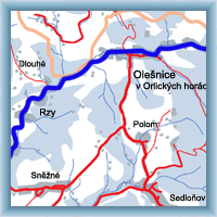 Trasy rowerowe - Z Pekla na Czihalku