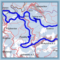 Trasy rowerowe - Okrążenie z Korzenova przez Dvoraczky i Rokytnici