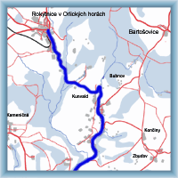 Trasy rowerowe - Rokytnice w Górach Orlickich – Żamberk