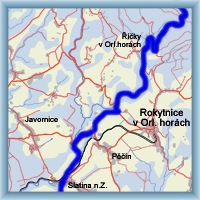 Trasy rowerowe - Litice – Orlicke Zahoři