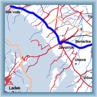 Trasy rowerowe - Biała Voda – Javornik – Mikulovice