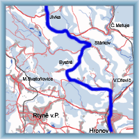 Trasy rowerowe - Okrążenie Stolove Hory