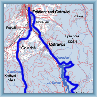 Trasy rowerowe - Z Frydlantu nad Ostravicą do zbiornika wodnego Szance