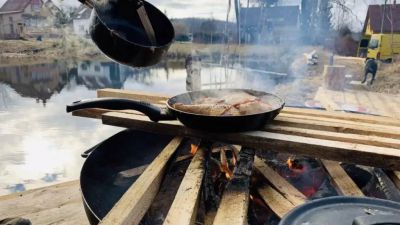 Glamping Jedlová z wellness zewnętrznym