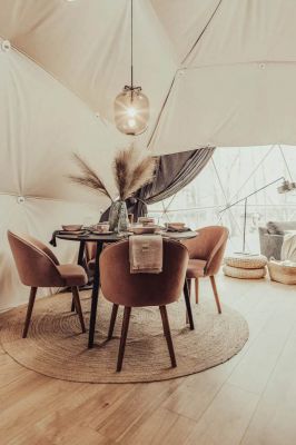 Glamping Jedlová z wellness zewnętrznym