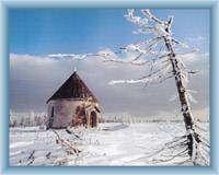 Kaplica w zimie